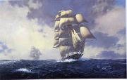 unknow artist Seascape, boats, ships and warships.97 Sweden oil painting artist